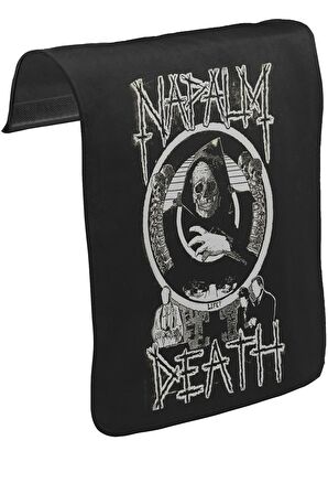 Napalm Death - Life? Unisex Siyah Tak-Çıkar Postacı Çanta Kapağı CK-459