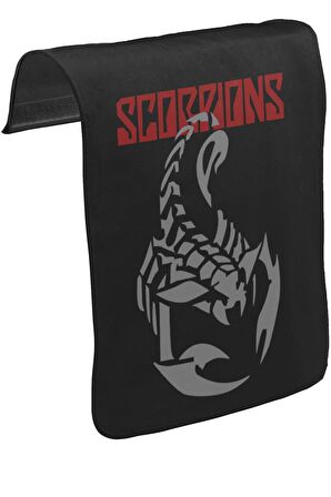 Scorpions - Scorpion Unisex Siyah Tak-Çıkar Postacı Çanta Kapağı CK-468