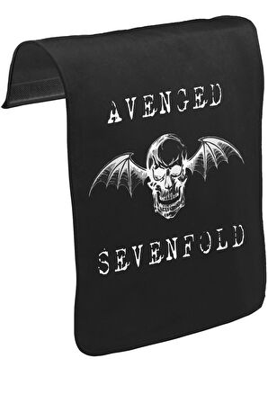 Avenged Sevenfold - Wings Unisex Siyah Tak-Çıkar Postacı Çanta Kapağı CK-474