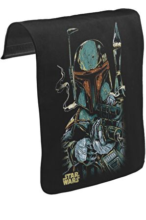 Star Wars - Gun Unisex Siyah Tak-Çıkar Postacı Çanta Kapağı CK-50