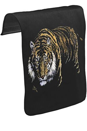 Kaplan Unisex Siyah Tak-Çıkar Postacı Çanta Kapağı CK-506