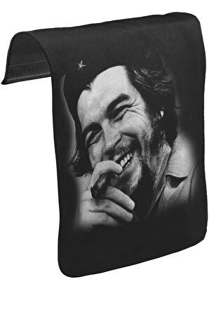 Che Guevara II Unisex Siyah Tak-Çıkar Postacı Çanta Kapağı CK-512