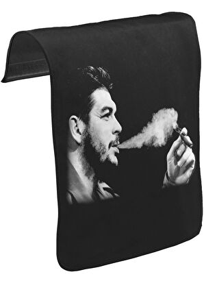 Che Guevara III Unisex Siyah Tak-Çıkar Postacı Çanta Kapağı CK-513