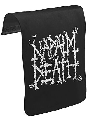 Napalm Death Unisex Siyah Tak-Çıkar Postacı Çanta Kapağı CK-544