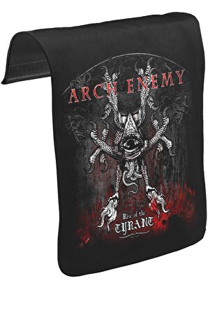 Arch Enemy - Rise of Tyrant Unisex Siyah Tak-Çıkar Postacı Çanta Kapağı CK-59