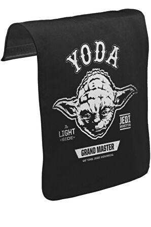 Star Wars - Yoda II Unisex Siyah Tak-Çıkar Postacı Çanta Kapağı CK-590