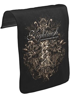 Nightwish - Endless Forms Most Beautiful Unisex Siyah Tak-Çıkar Postacı Çanta Kapağı CK-609