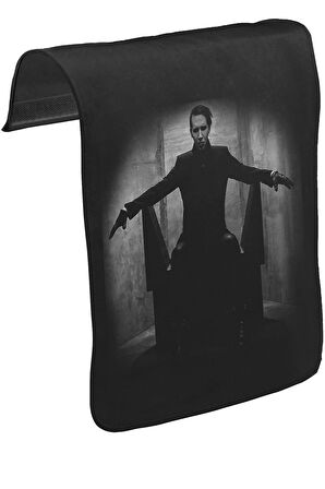 Marilyn Manson II Unisex Siyah Tak-Çıkar Postacı Çanta Kapağı CK-617
