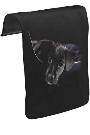 Puppy Unisex Siyah Tak-Çıkar Postacı Çanta Kapağı CK-621