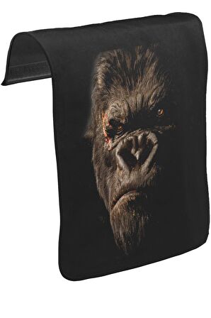 King Kong Unisex Siyah Tak-Çıkar Postacı Çanta Kapağı CK-624