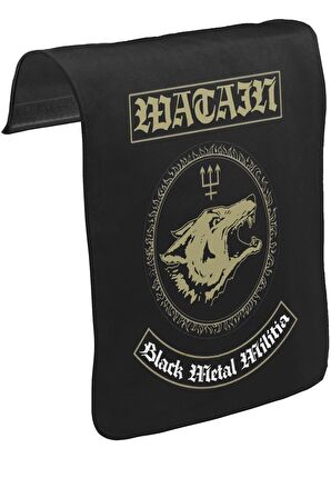 Watain Unisex Siyah Tak-Çıkar Postacı Çanta Kapağı CK-688