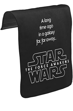 Star Wars - The Force Awakens IV Unisex Siyah Tak-Çıkar Postacı Çanta Kapağı CK-717