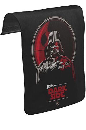 Star Wars - Join the Dark Side Unisex Siyah Tak-Çıkar Postacı Çanta Kapağı CK-723