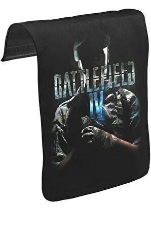 Battlefield 4 Unisex Siyah Tak-Çıkar Postacı Çanta Kapağı CK-74