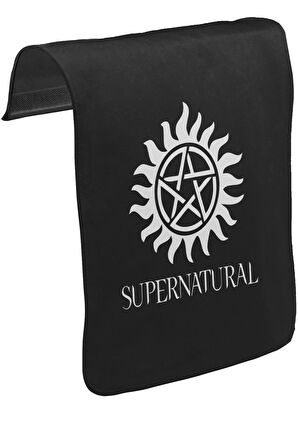 Supernatural Logo Unisex Siyah Tak-Çıkar Postacı Çanta Kapağı CK-747