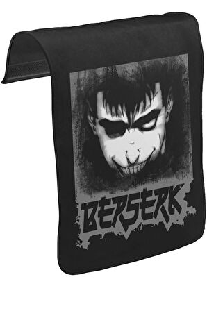 Berserk - Gatsu Unisex Siyah Tak-Çıkar Postacı Çanta Kapağı CK-752