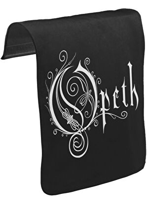 Opeth Logo Unisex Siyah Tak-Çıkar Postacı Çanta Kapağı CK-761