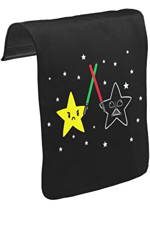 Real Star Wars Unisex Siyah Tak-Çıkar Postacı Çanta Kapağı CK-763