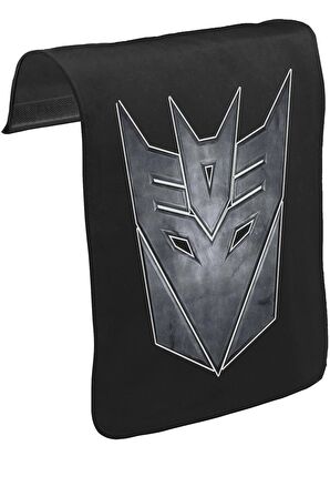 Transformers Logo II Unisex Siyah Tak-Çıkar Postacı Çanta Kapağı CK-787