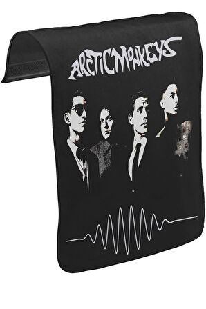 Arctic Monkeys - Band Unisex Siyah Tak-Çıkar Postacı Çanta Kapağı CK-792