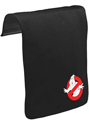 Ghost Busters Logo Unisex Siyah Tak-Çıkar Postacı Çanta Kapağı CK-795