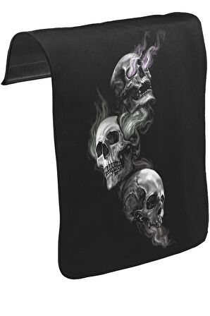 Smoky Heads Unisex Siyah Tak-Çıkar Postacı Çanta Kapağı CK-797