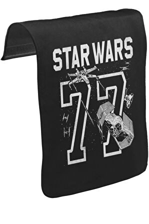 Star Wars - 77 Unisex Siyah Tak-Çıkar Postacı Çanta Kapağı CK-822