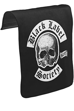 Black Label Society Unisex Siyah Tak-Çıkar Postacı Çanta Kapağı CK-83