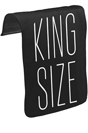 King Size Unisex Siyah Tak-Çıkar Postacı Çanta Kapağı CK-839