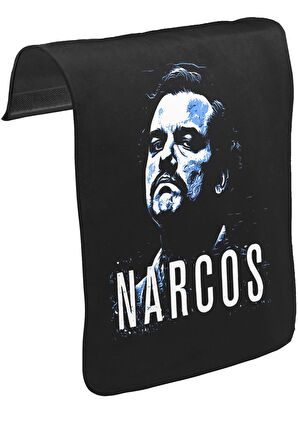 Narcos Unisex Siyah Tak-Çıkar Postacı Çanta Kapağı CK-867