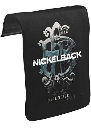 Nickelback - Dark Horse Unisex Siyah Tak-Çıkar Postacı Çanta Kapağı CK-93