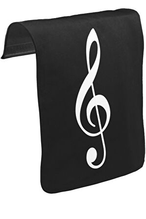 Müzik - Nota Unisex Siyah Tak-Çıkar Postacı Çanta Kapağı CK-962