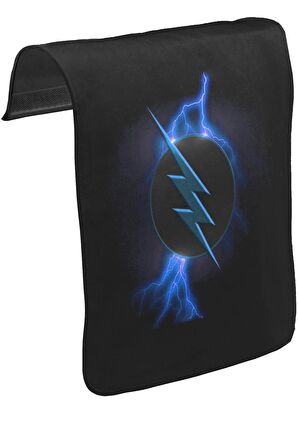 Flash vs Zoom Unisex Siyah Tak-Çıkar Postacı Çanta Kapağı CK-966