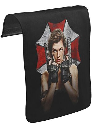 Resident Evil - The Final Unisex Siyah Tak-Çıkar Postacı Çanta Kapağı CK-973