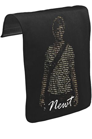 The Maze Runner - Newt Unisex Siyah Tak-Çıkar Postacı Çanta Kapağı CK-987