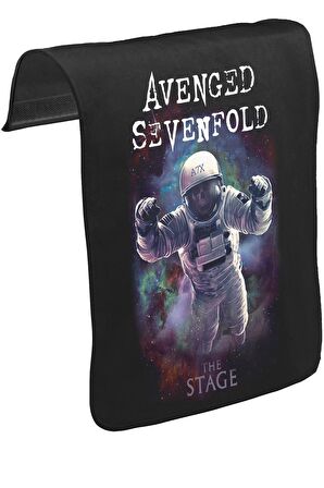 Avenged Sevenfold - Stage Astronaut Unisex Siyah Tak-Çıkar Postacı Çanta Kapağı CK-994