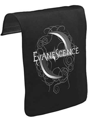 Evanescence - Logo Unisex Siyah Tak-Çıkar Postacı Çanta Kapağı CK-999