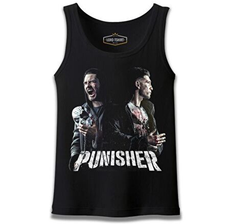 Punisher - Fight Siyah Erkek Atlet