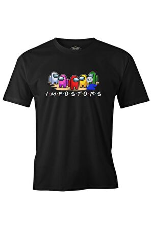 Among Us Impostors II Siyah Erkek Tshirt