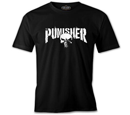 Punisher - Logo Ban Siyah Erkek Tshirt