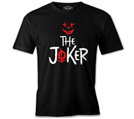 The Joker - Look Siyah Erkek Tshirt