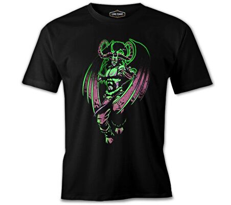 World of Warcraft Legion - Illidan Siyah Erkek Tshirt