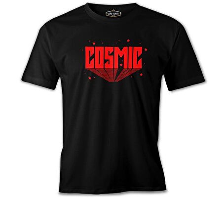 Cosmic Stars Siyah Erkek Tshirt