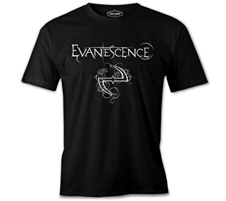 Evanescence Logo II Siyah Erkek Tshirt