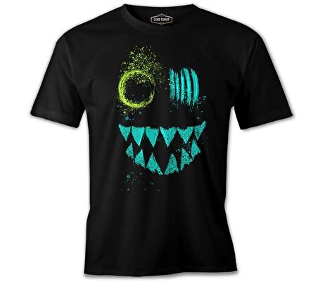 Maske - Monster Siyah Erkek Tshirt