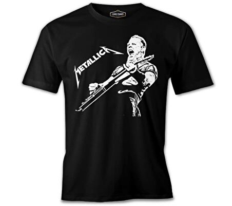 Metallica - James Band Siyah Erkek Tshirt