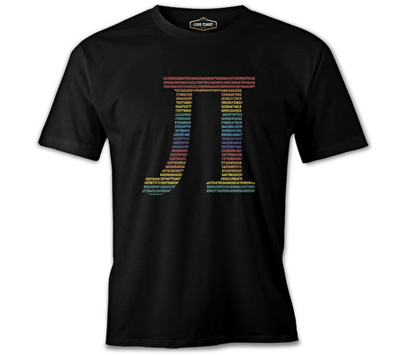 Matematik - Pi 15 Siyah Erkek Tshirt
