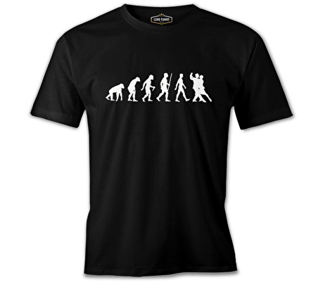 Evolution of Dance - Tango Siyah Erkek Tshirt