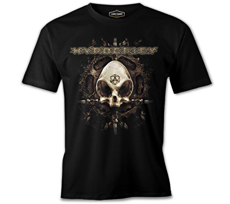 Hypocrisy - Skull Siyah Erkek Tshirt