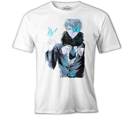 Anime Boy Character Beyaz Erkek Tshirt